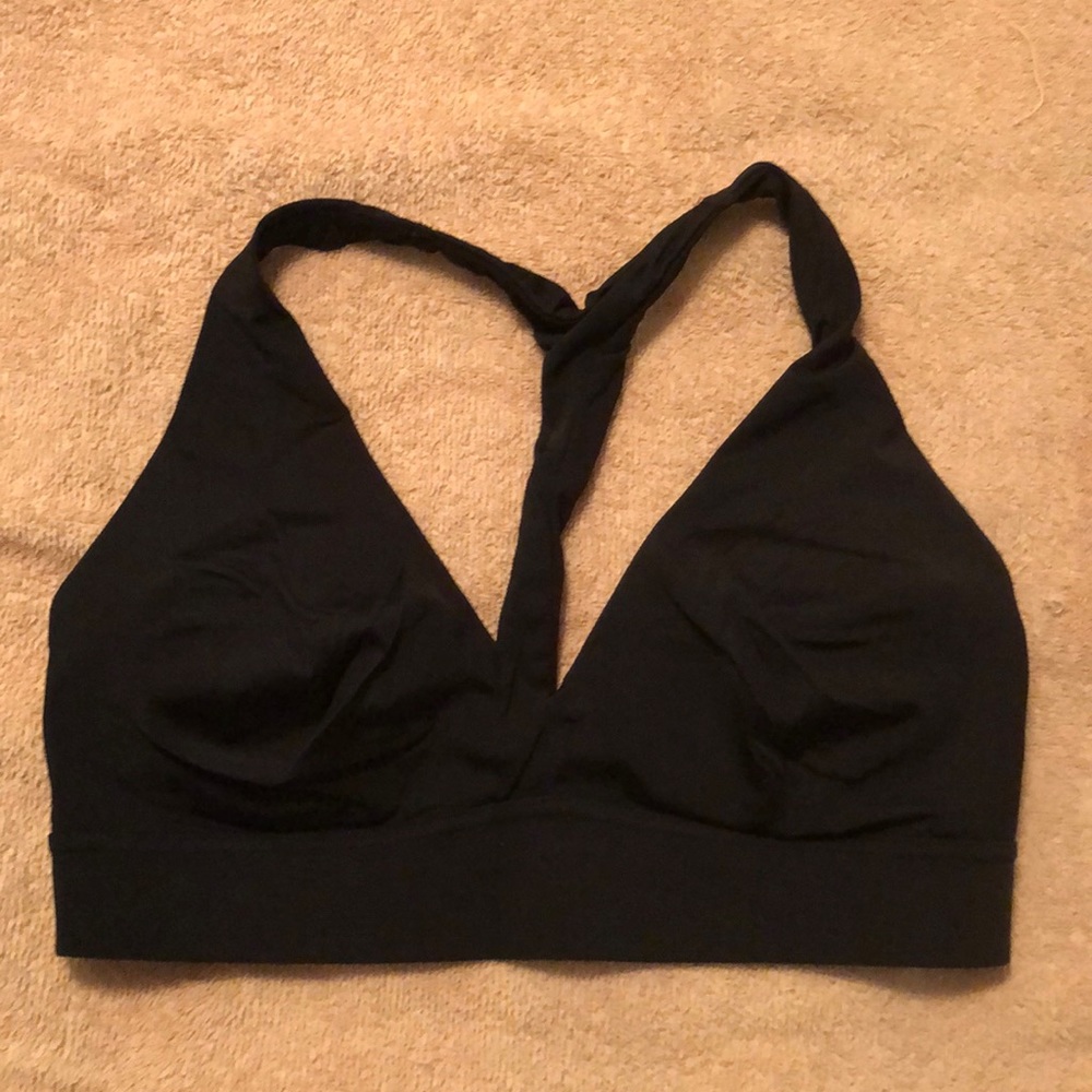 Athleta black sports bra